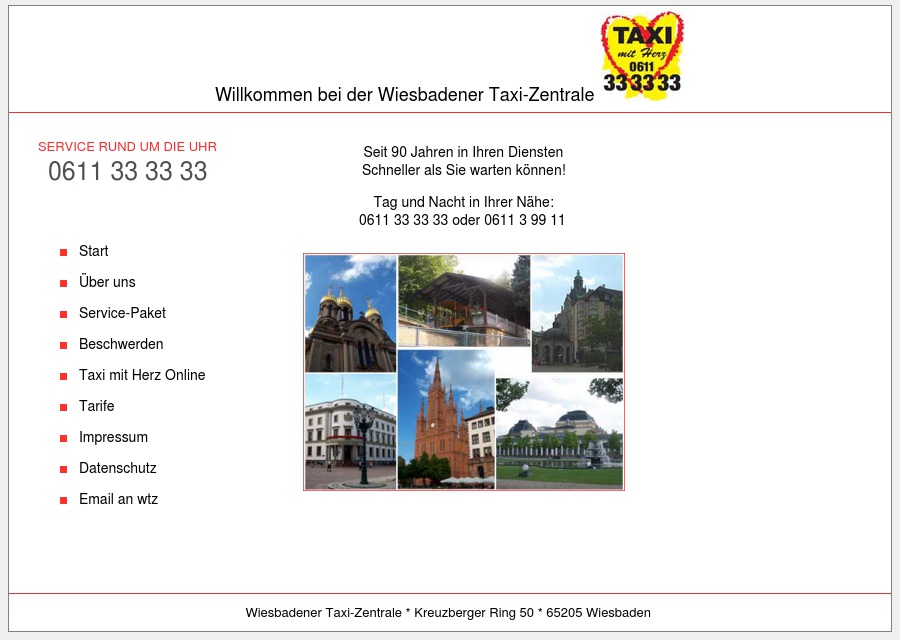 Älteste Taxizentrale in Wiesbaden