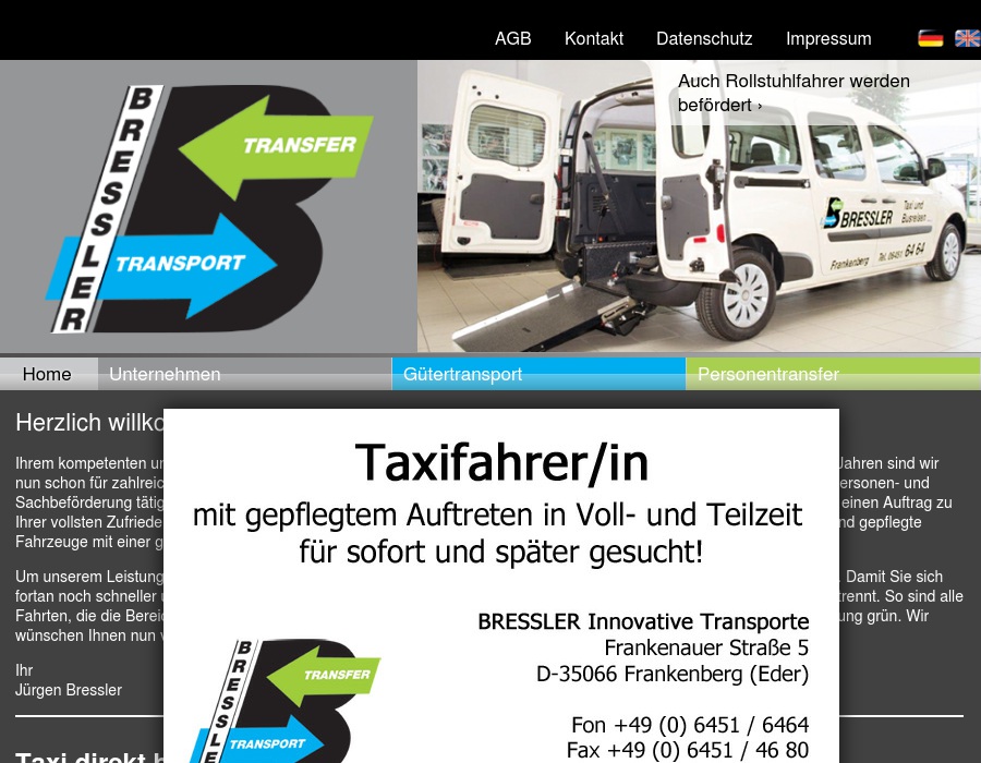 Bressler Taxi und Transporte
