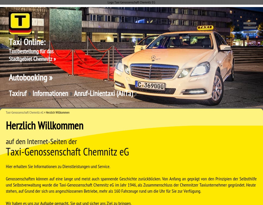 AutorufzentraleTaxi-Genossenschaft Chemnitz eG