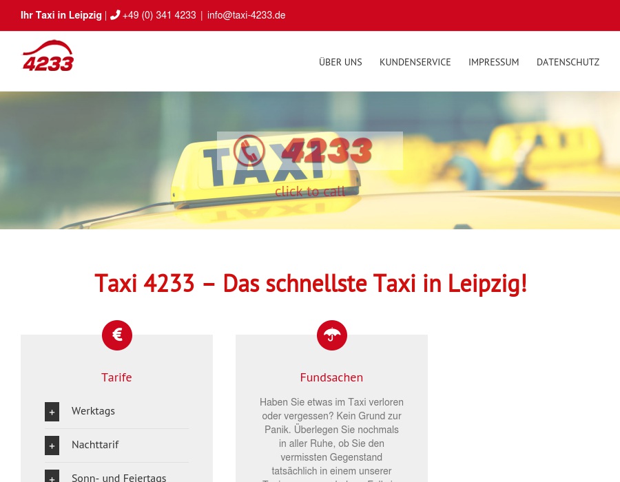 Taxi 4233 Leipzig- das mit der Mütze