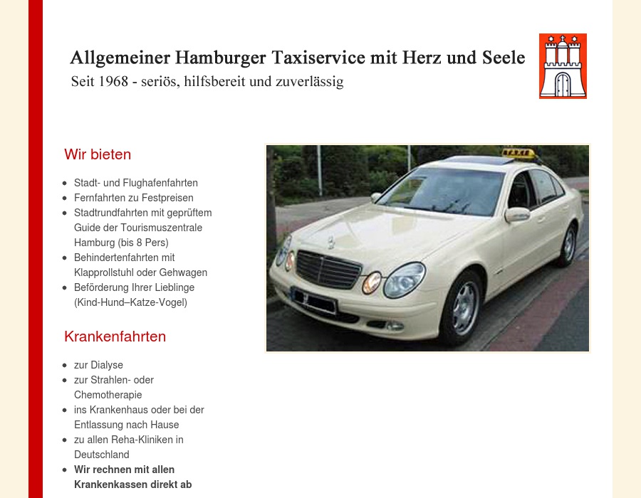 Taxen Allgemeinservice-Seele Taxiunternehmen