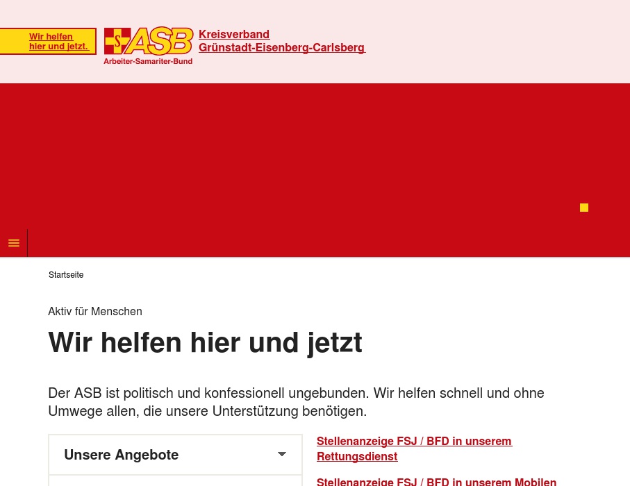 Arbeiter-Samariter-Bund e.V. Kreisverband Grünstadt/Eisenberg