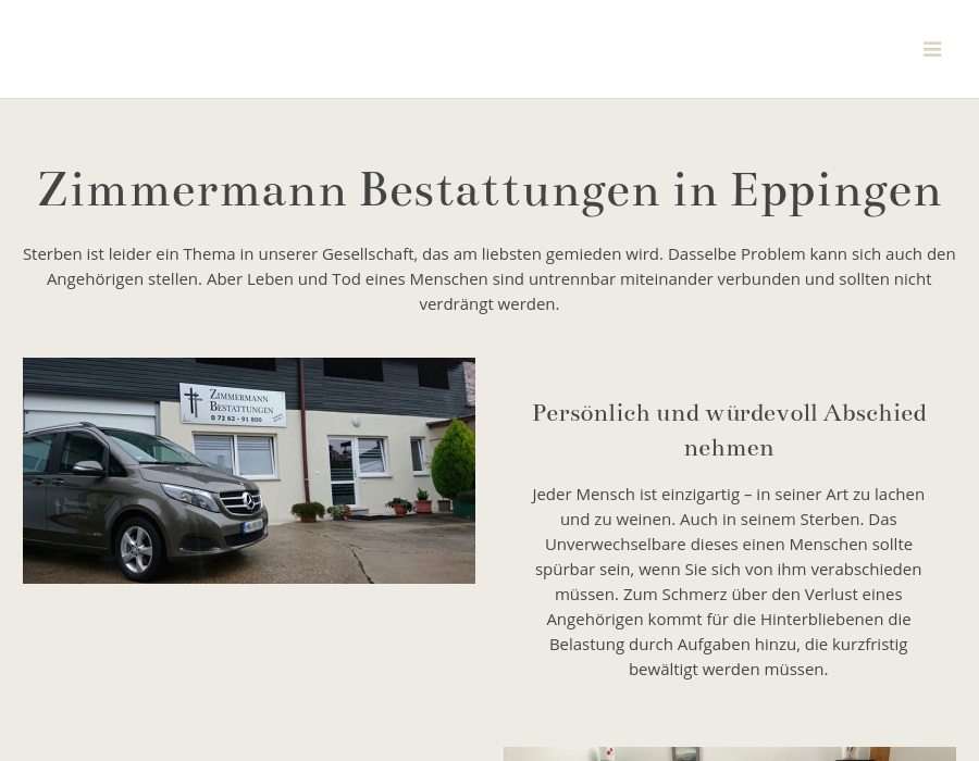 Zimmermann Bestattungen