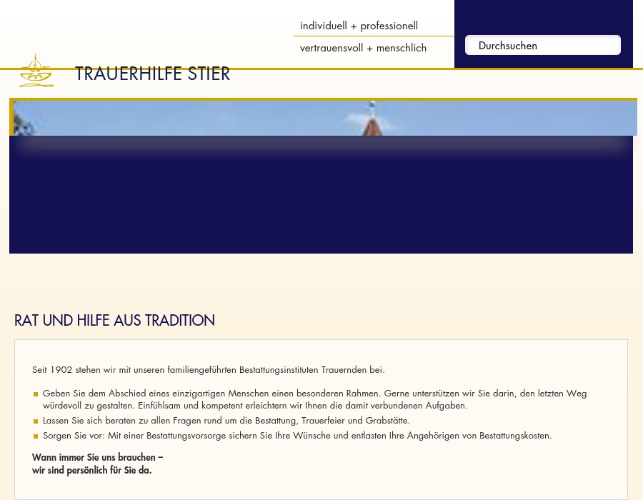 Trauerhilfe Stier Bestattungsinstitut