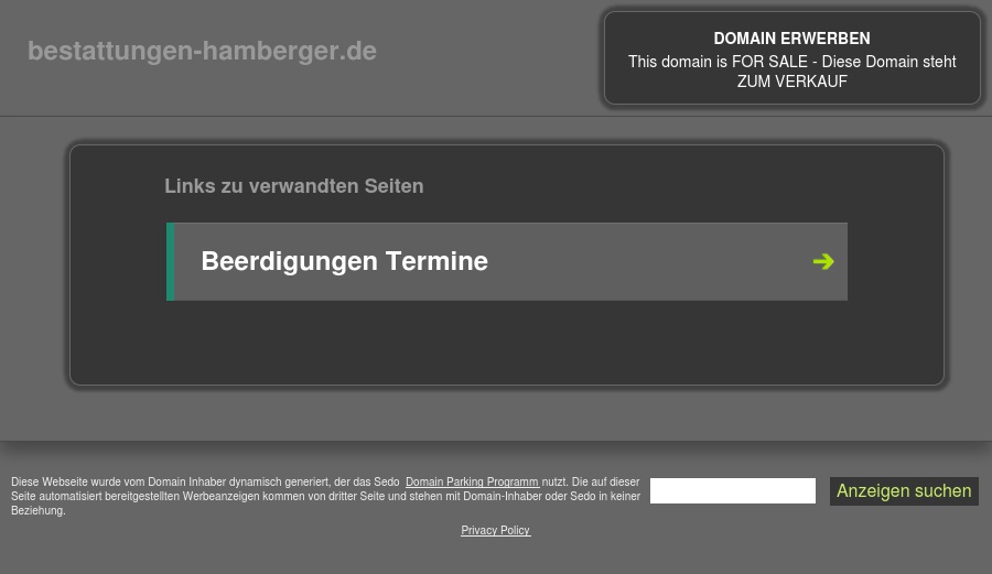 Hamberger Bestattungen