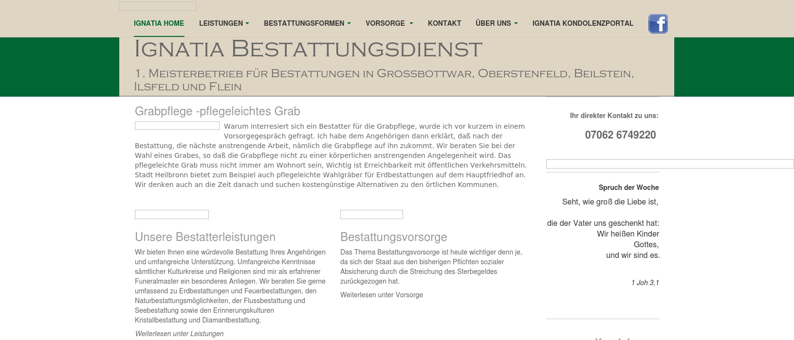 IGNATIA BESTATTUNSDIENST Klaus Rebholz