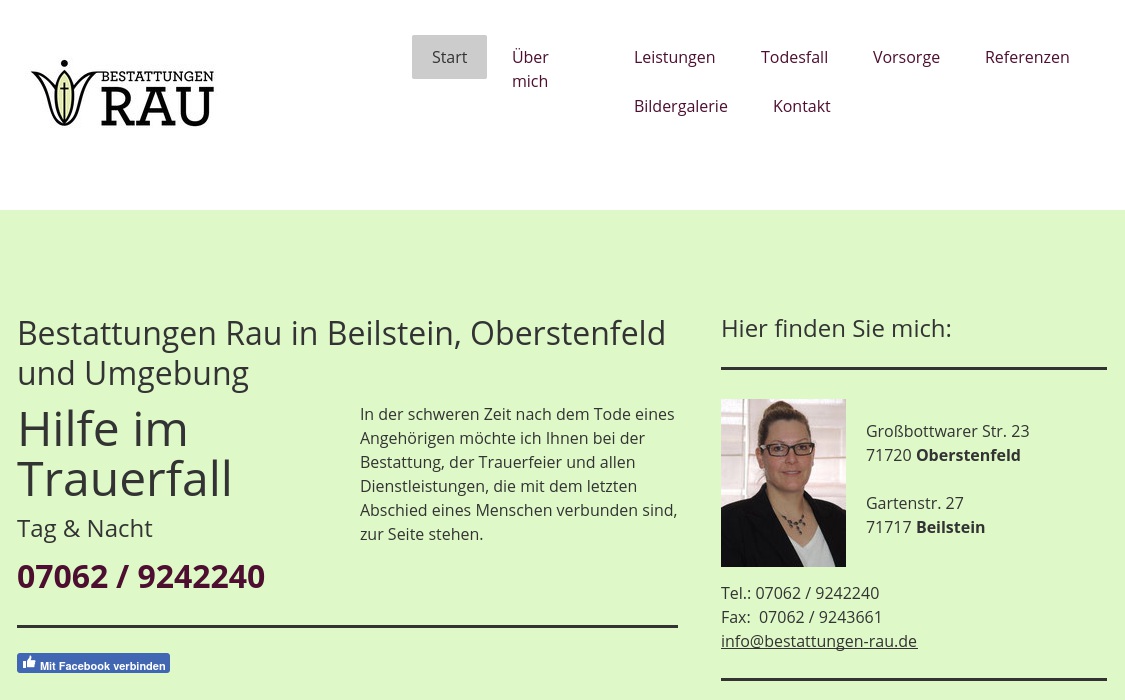 BESTATTUNGEN RAU Inh. Magdalene Rau