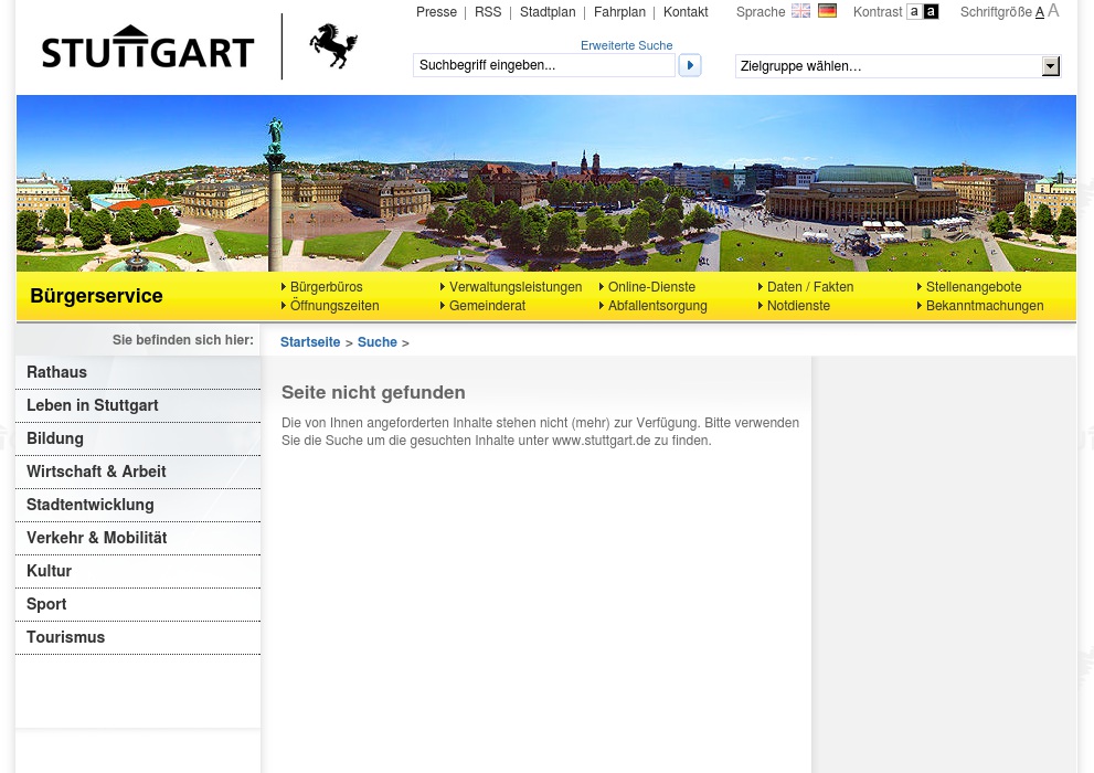 Städtischer Bestattungsdienst der Stadt Stuttgart