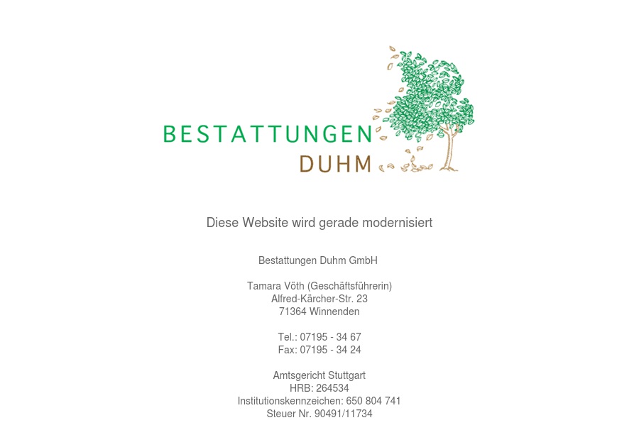 Bestattungen Duhm