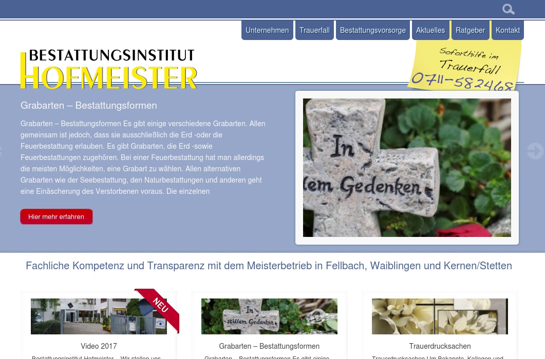 Bestattungsinstitut Hofmeister