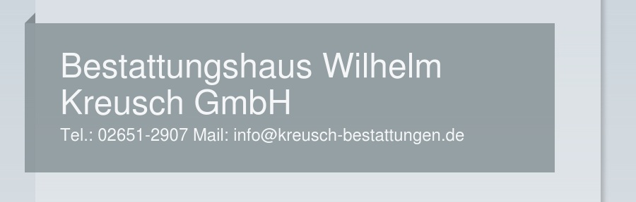 Kreusch Bestattungen