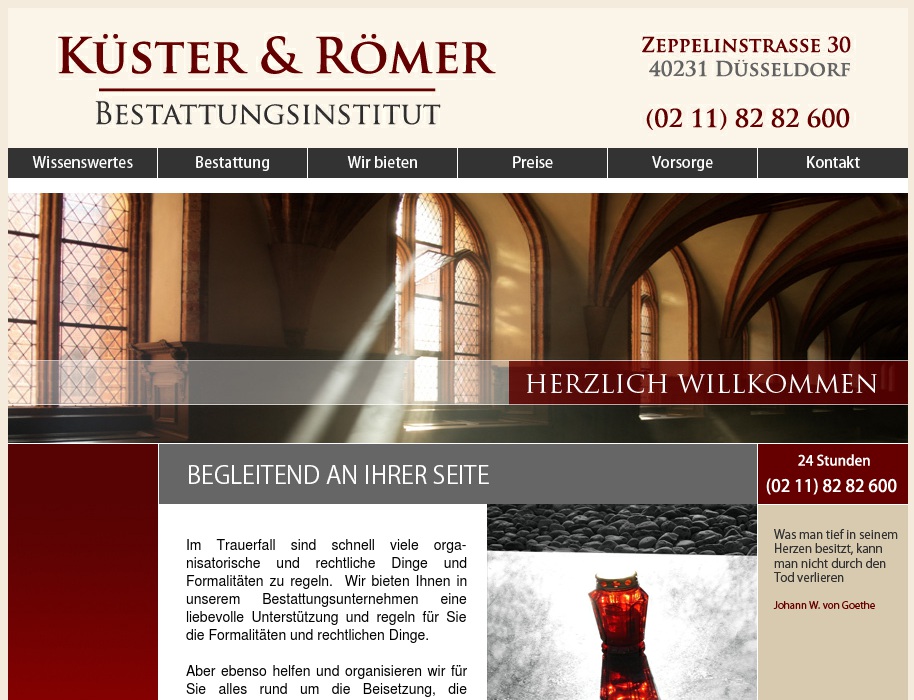 Beerdigungen Küster & Römer OHG