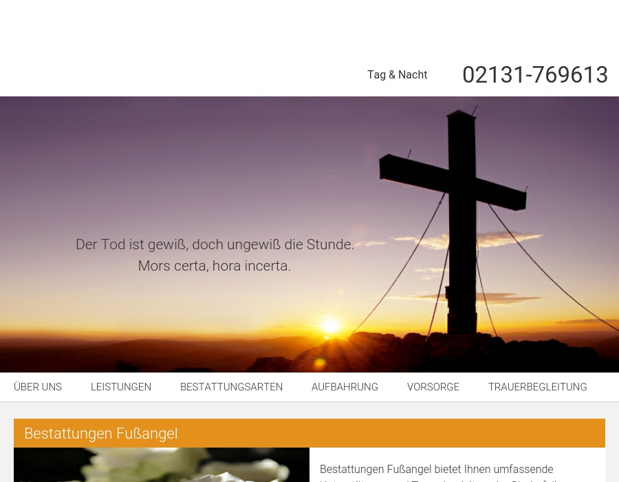 Beerdigungen Fußangel