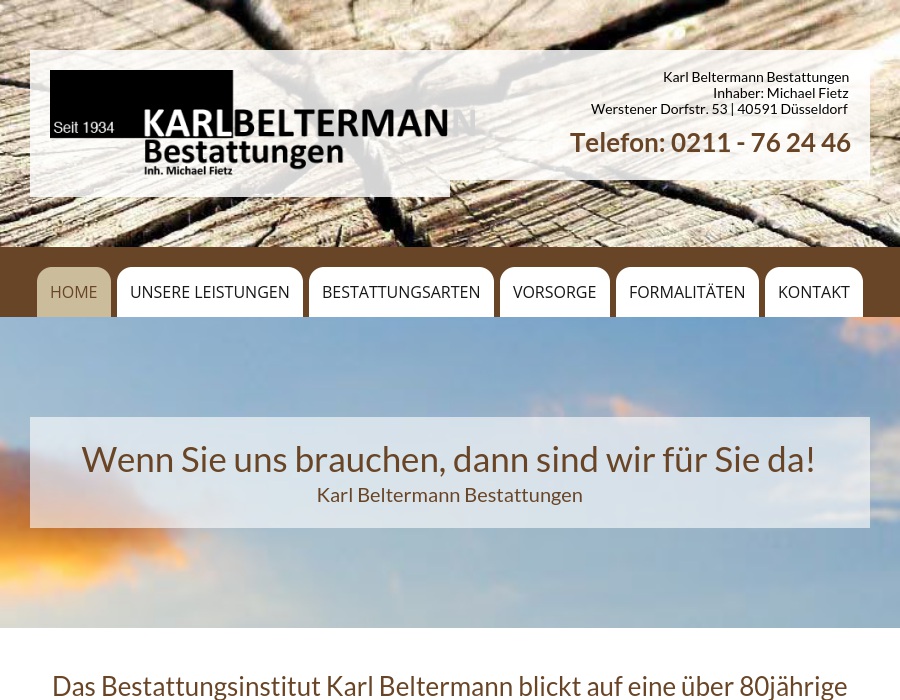 Beltermann Karl Bestattungen