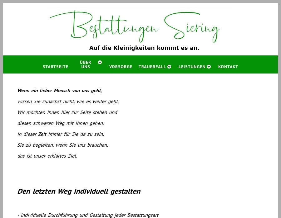 Bestattungen Siering