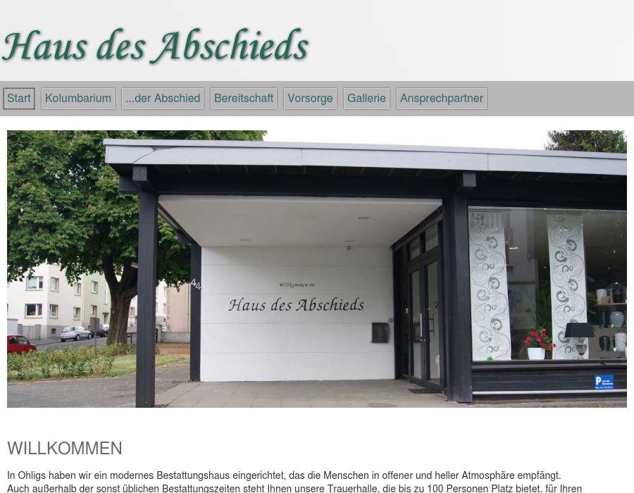 HORN-LINDEN  & HAUS DES ABSCHIEDS