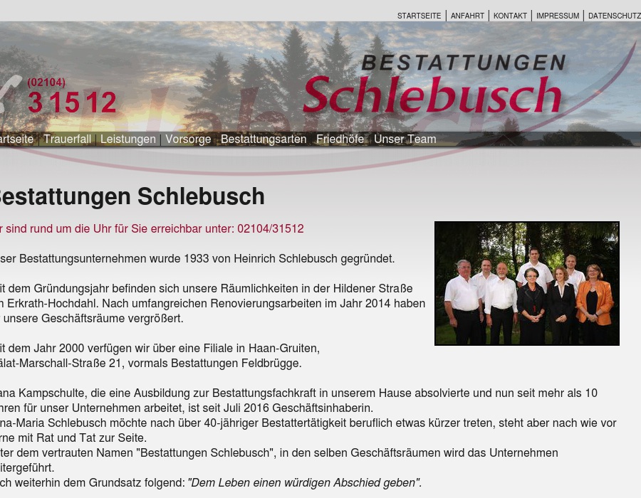 Bestattungen Schlebusch