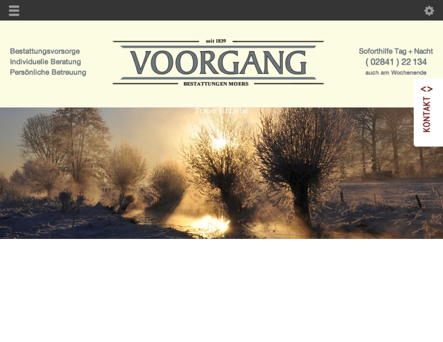 Voorgang Bestattungen seit 1839 Inhaber Birgit Weyers