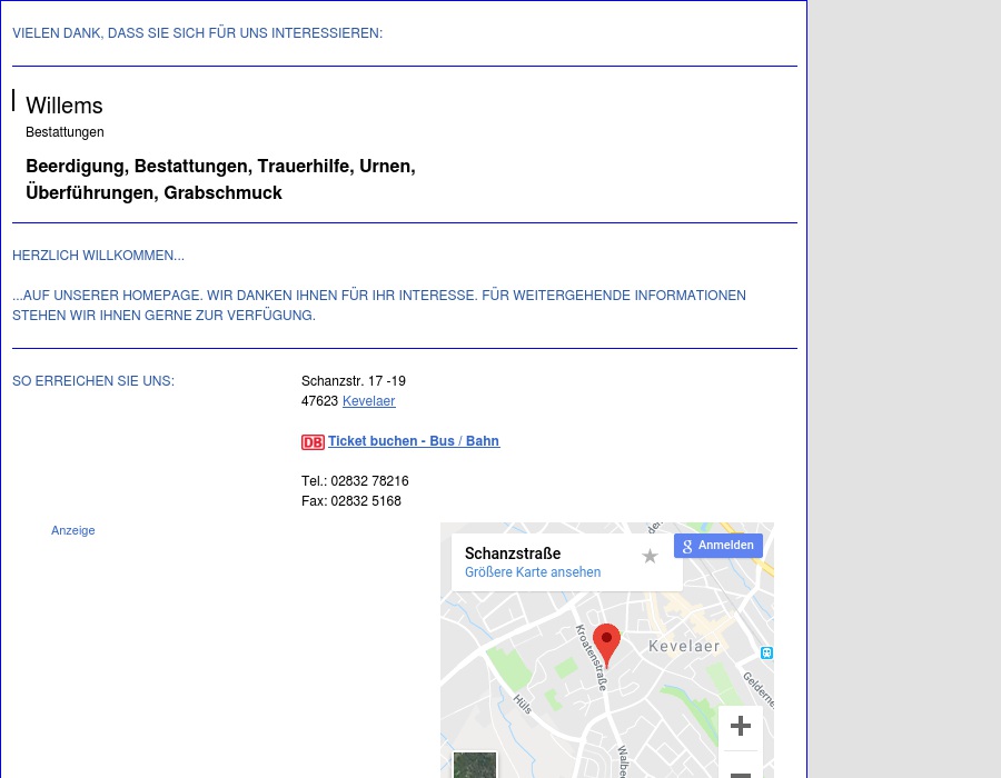 Bestattungen Willems