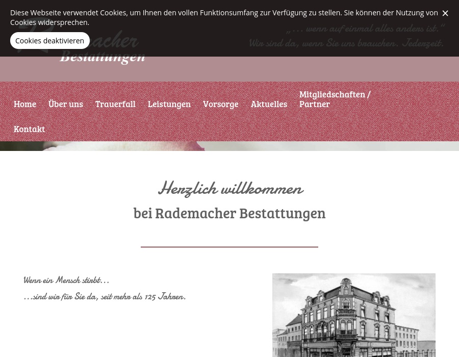 Rademacher Heinrich BeerdigungsInst.