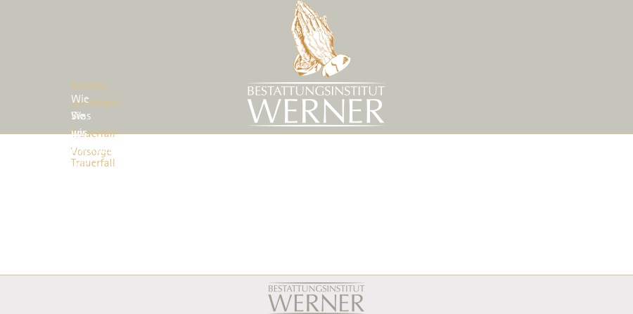 Anonym-, Erd-, Feuer- und Seebestattungen Werner