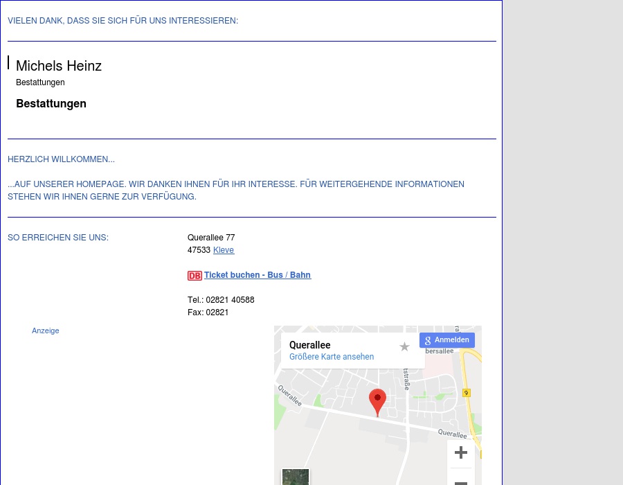 Bestattungen Michels Heinz