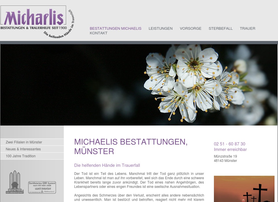 Michaelis GmbH Bestattungen und Trauerhilfe