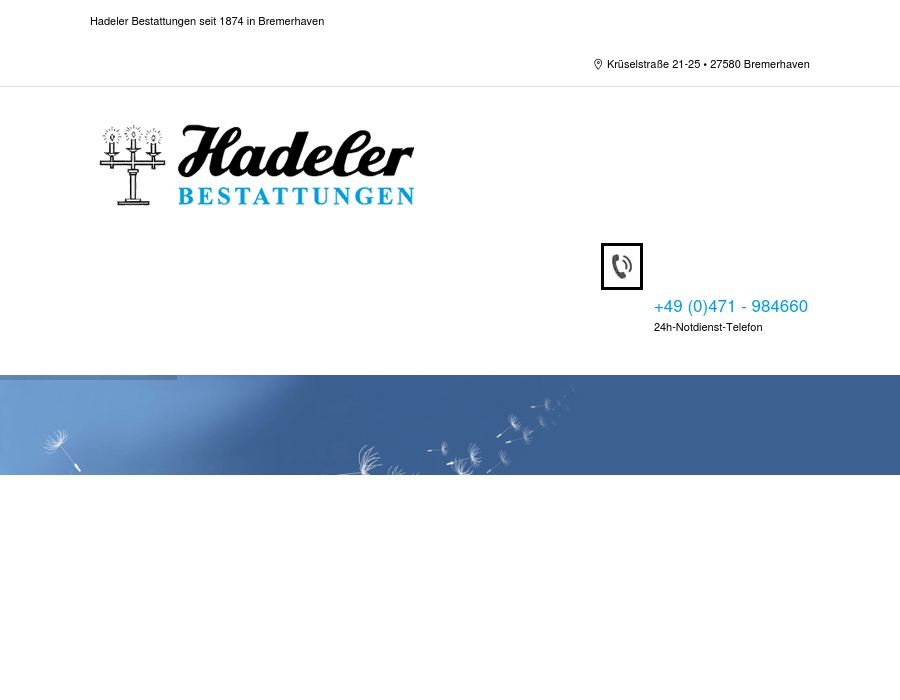 Hadeler Bestattungen GmbH & Co. KG