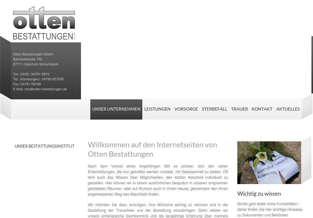Otten & Armbrust Bestattungen