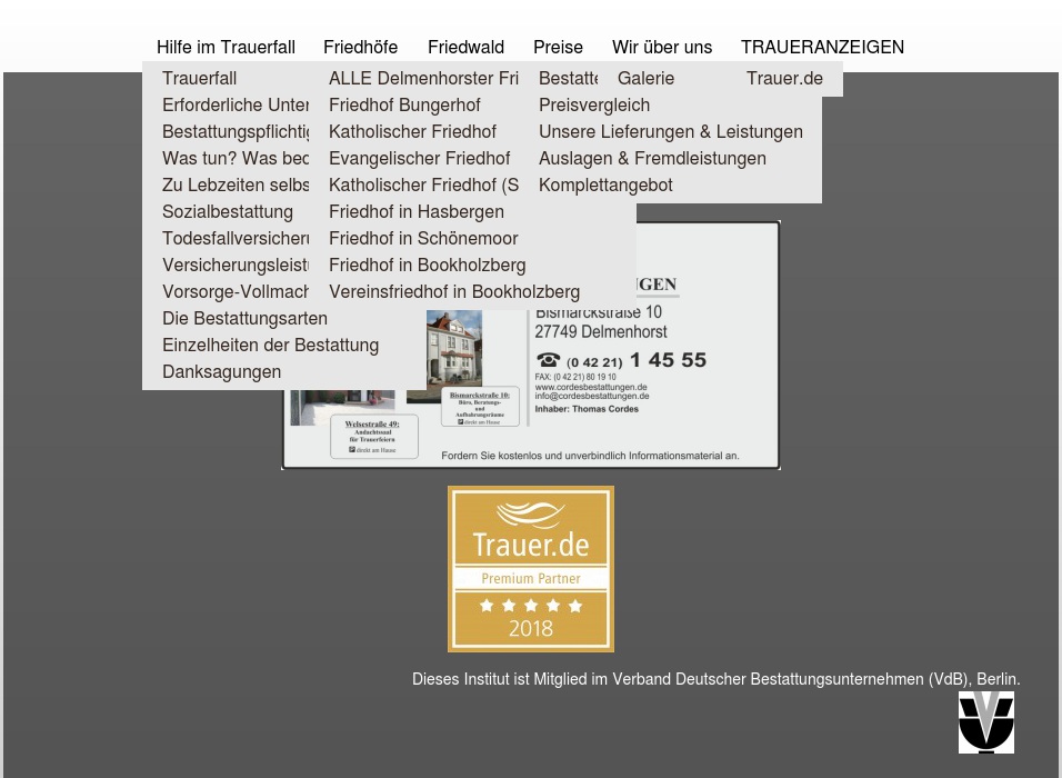 Cordes Bestattungen
