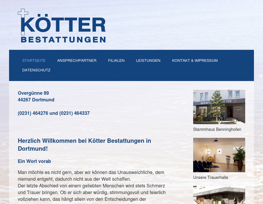 Kötter Dieter u. Walter KG Bestattungen und Trauerhilfe