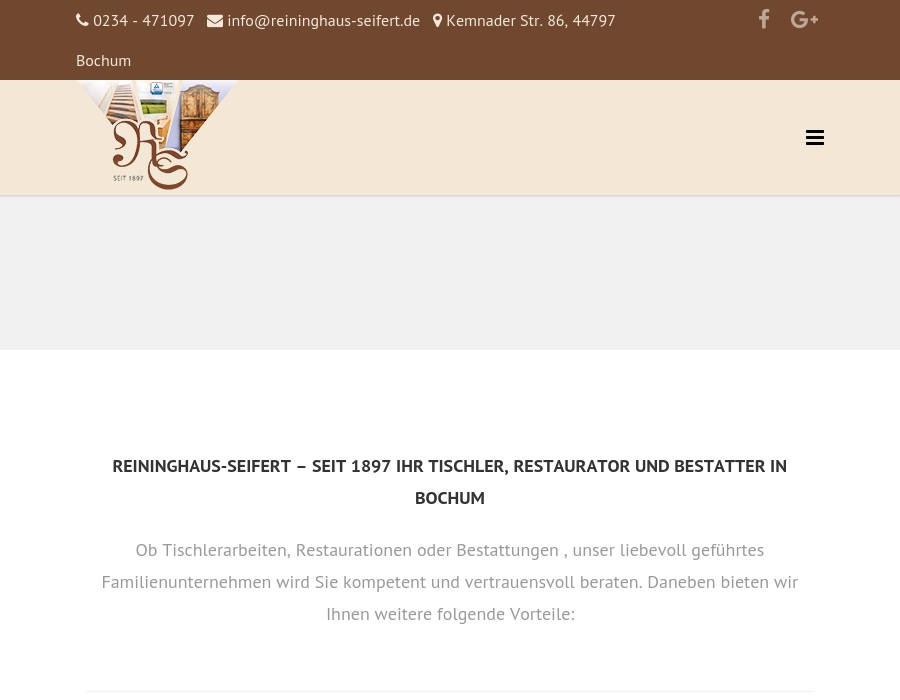 Beerdigungen Reininghaus-Seifert