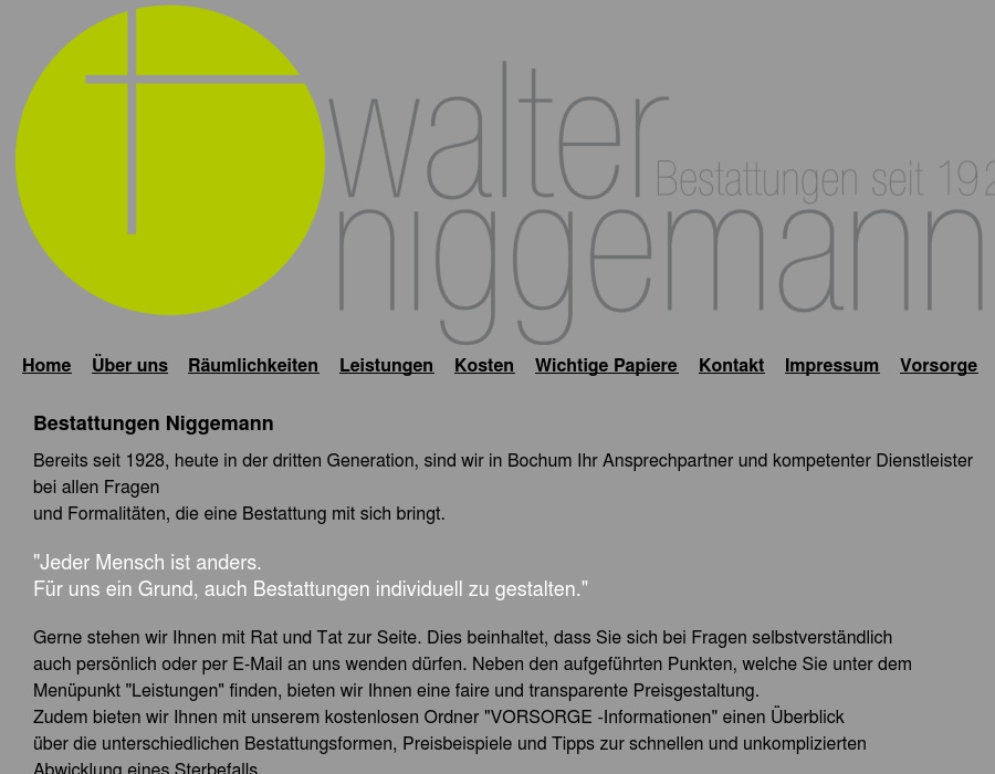 Bestattungen Niggemann