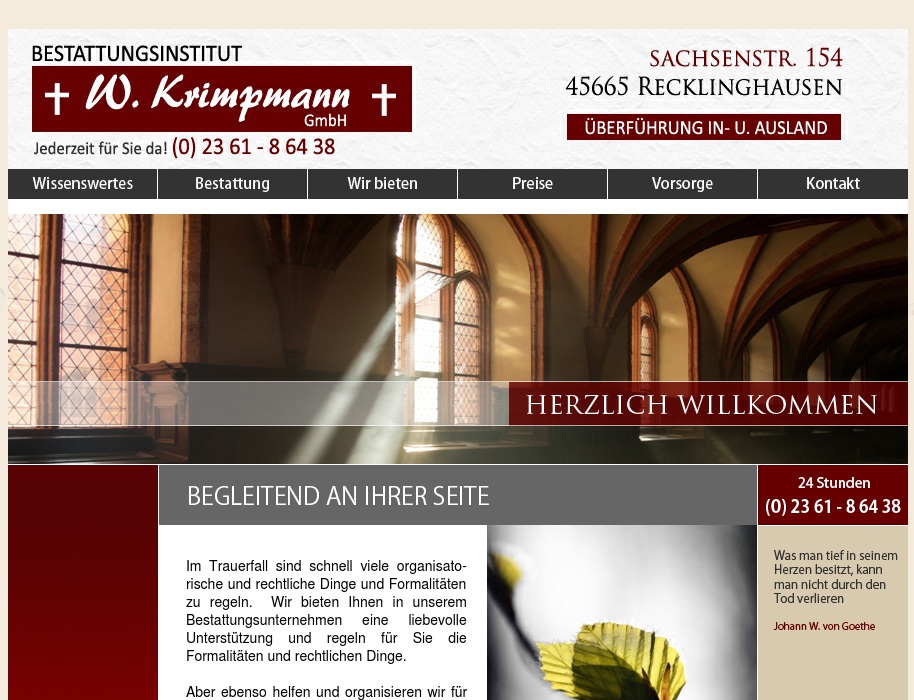 Bestattungsinstitut Krimpmann