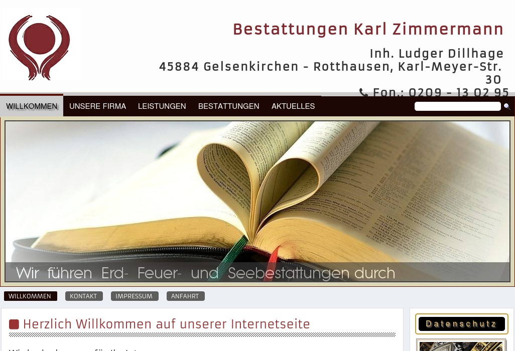 Zimmermann Karl Bestattungen