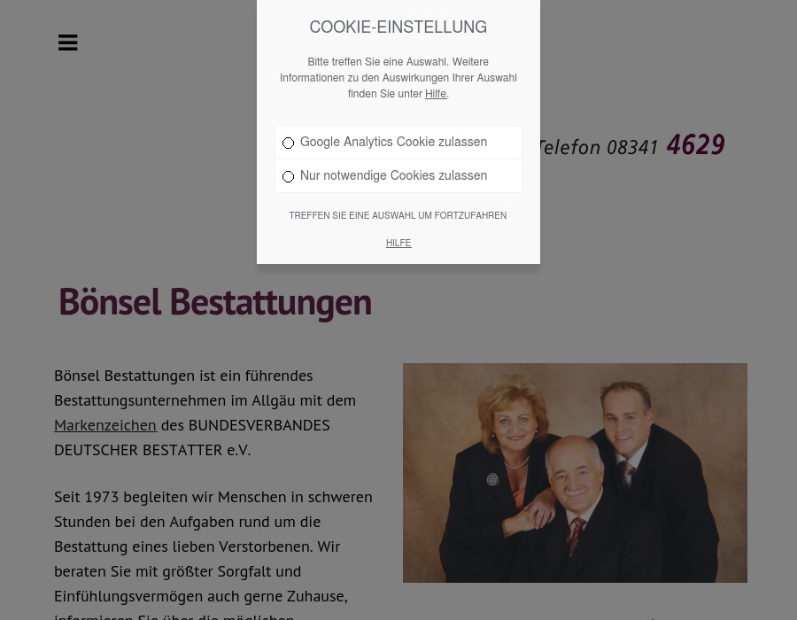 Bestattung Bönsel