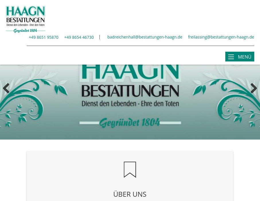 Bestattung Haagn Fritz Tiefenthaler-Haagn KG