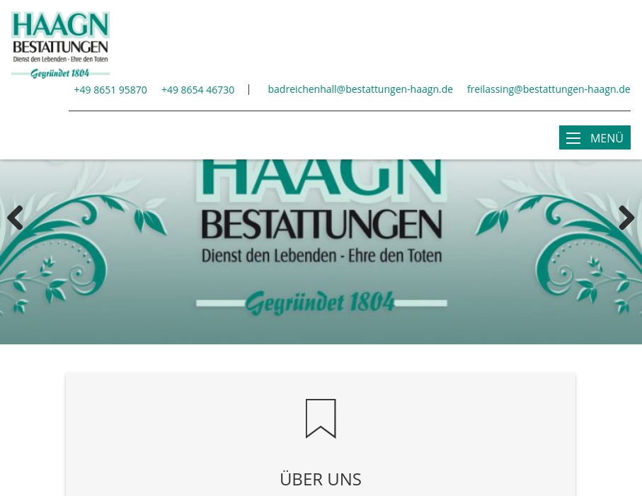 BESTATTUNG HAAGN Friedrich Tiefenthaler-Haagn KG