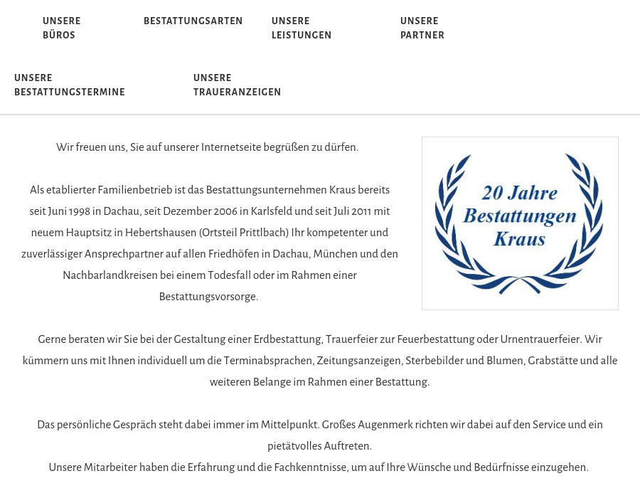 Bestattungen Kraus