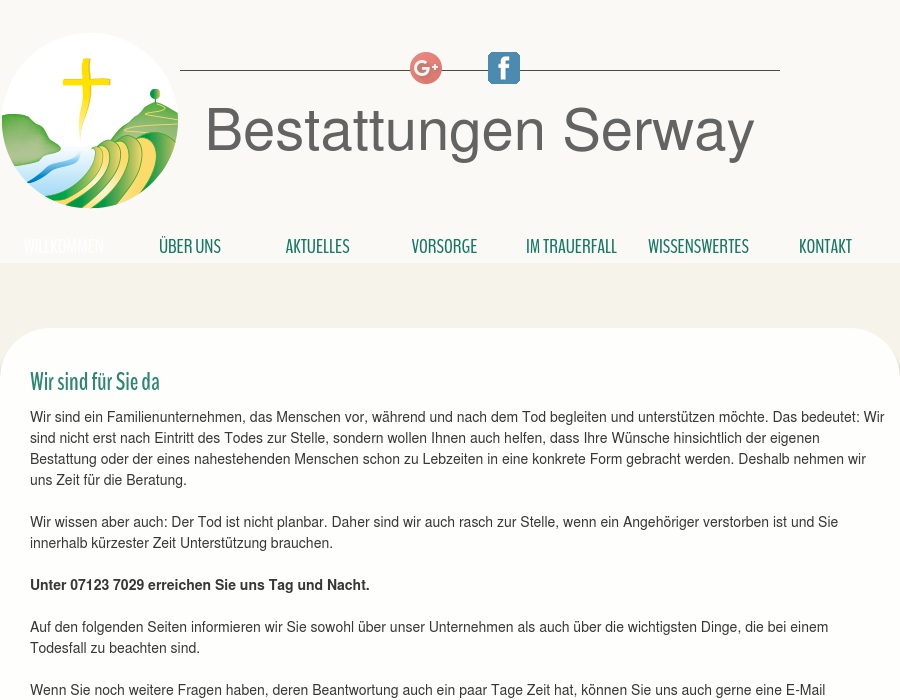 Bestattung Serway