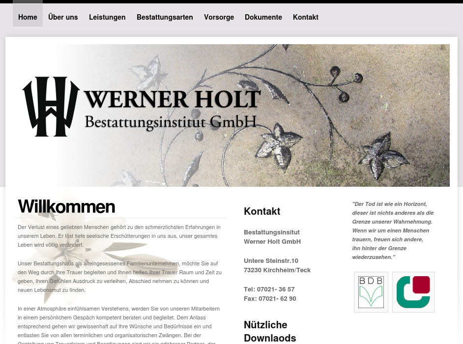 Bestattungsinstitut Werner Holt GmbH