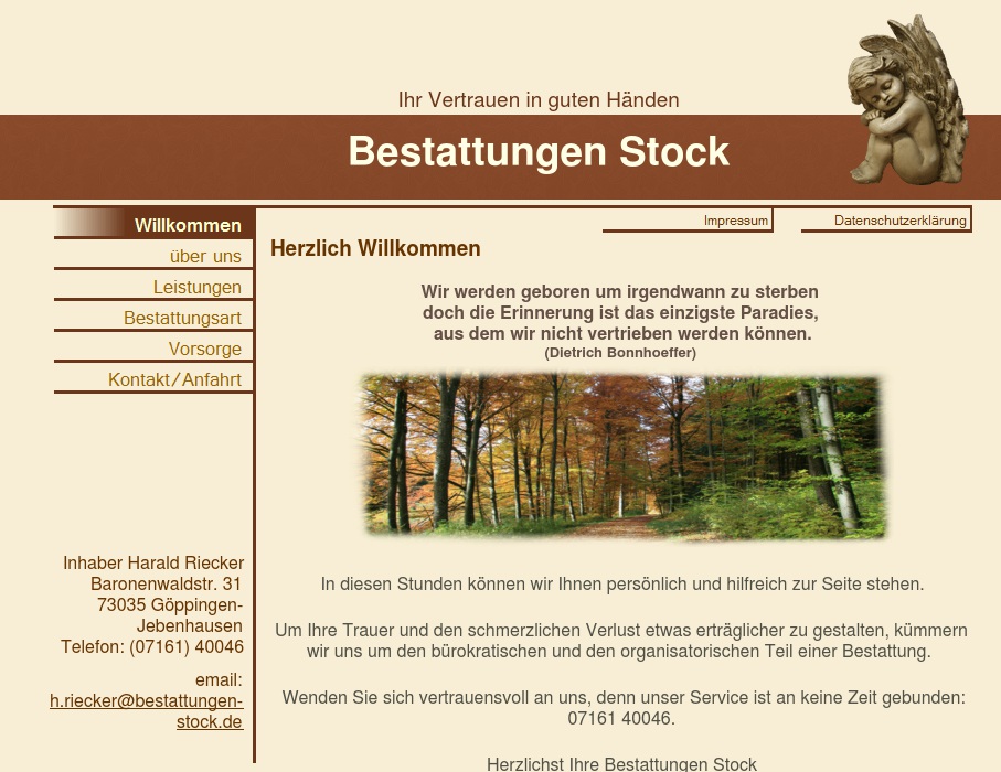 Bestattungen Stock Inh. Harald Riecker