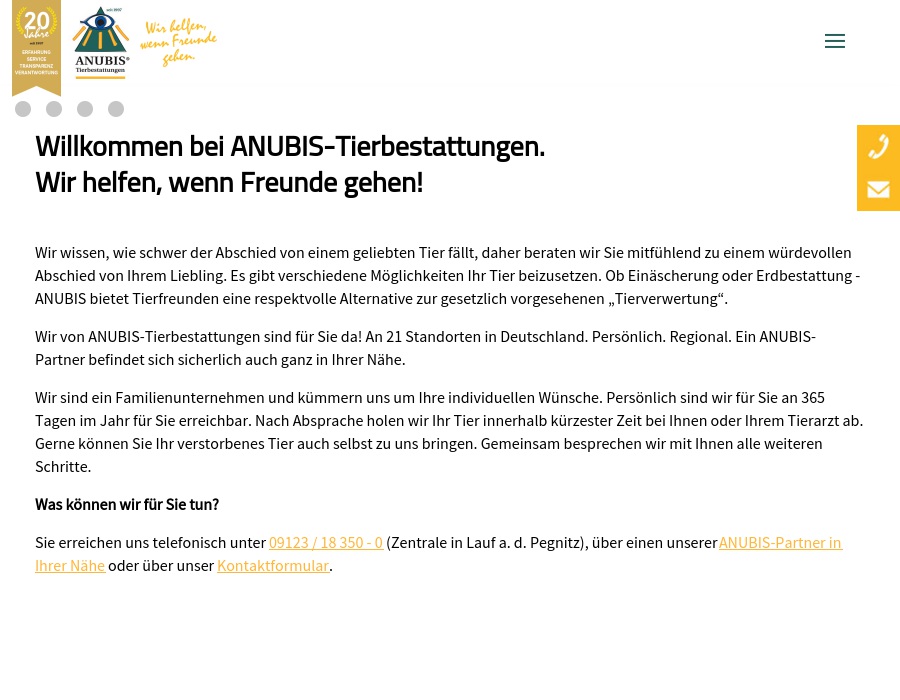 Anubis Tierbestattungen