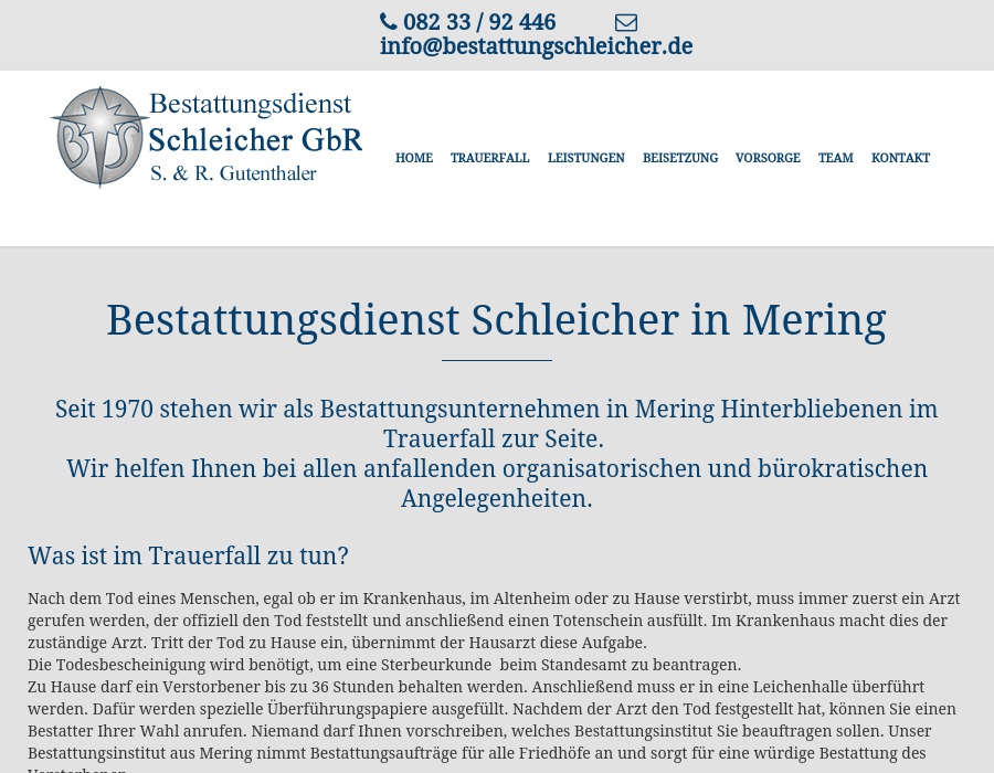 Bestattungsdienst Schleicher