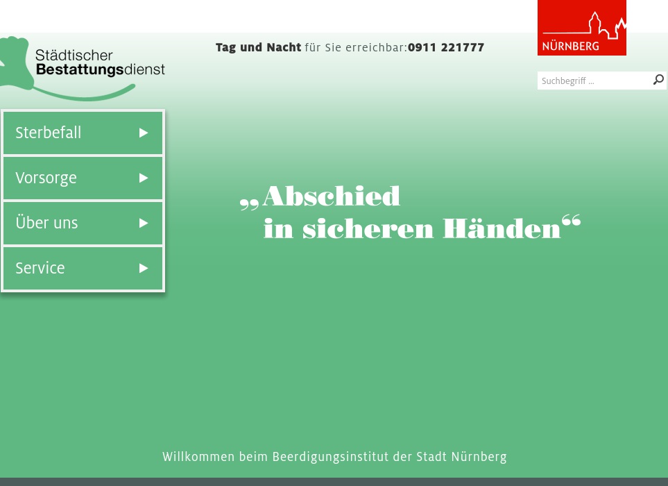 Bestattungsdienst Stadt Nürnberg