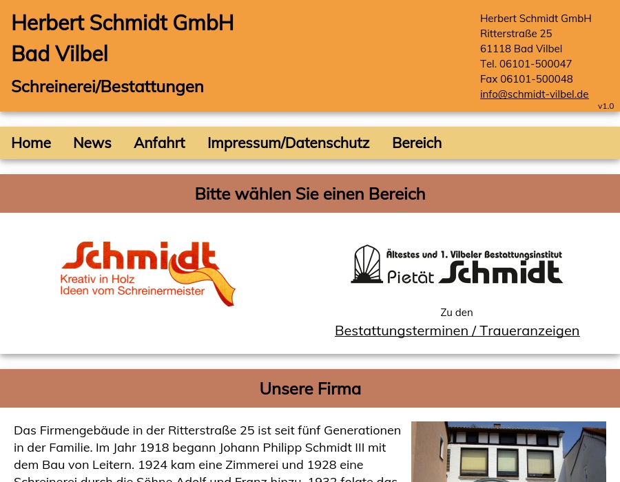 Bestattungsinstiut Pietät Schmidt