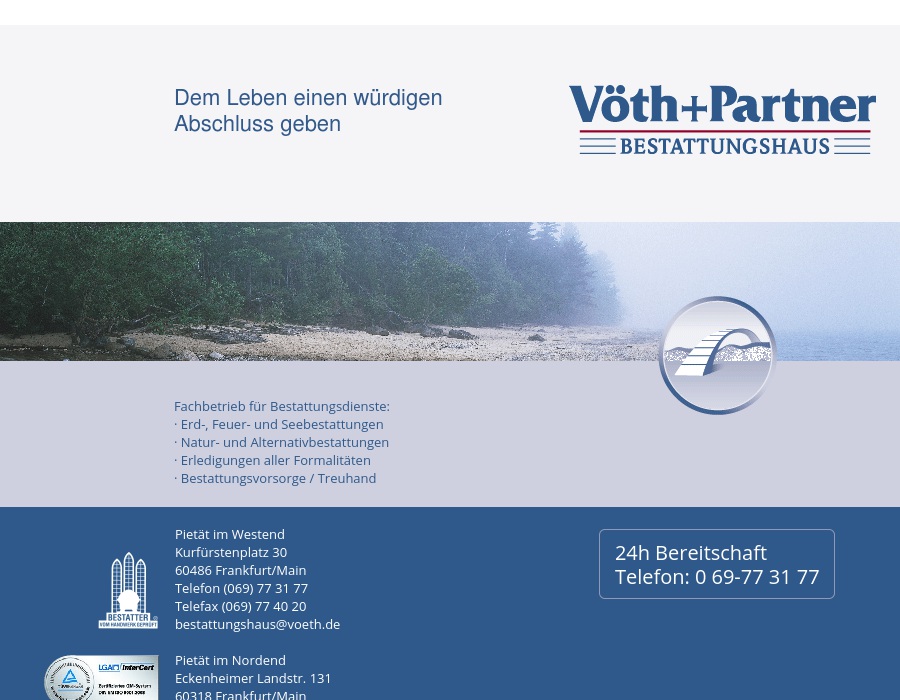 Vöth + Partner Bestattungshaus