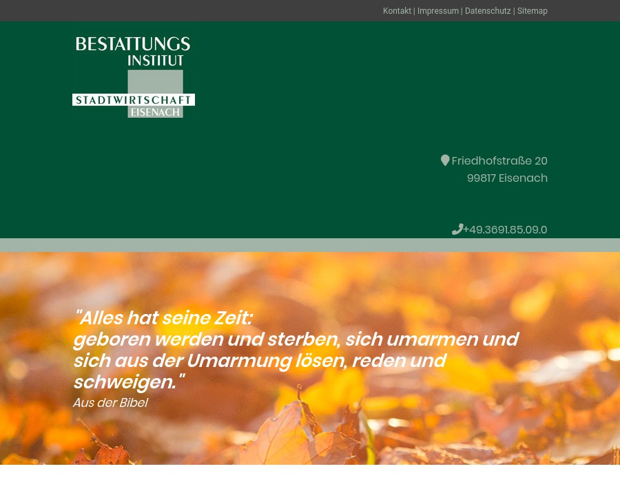 Bestattungsinstitut der Stadtwirtschaft Eisenach GmbH