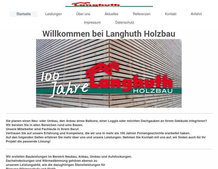 Langhuth Holzbau
