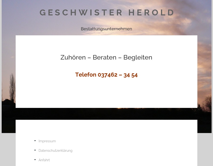 Geschwister Herold GmbH Bestattungsunternehmen